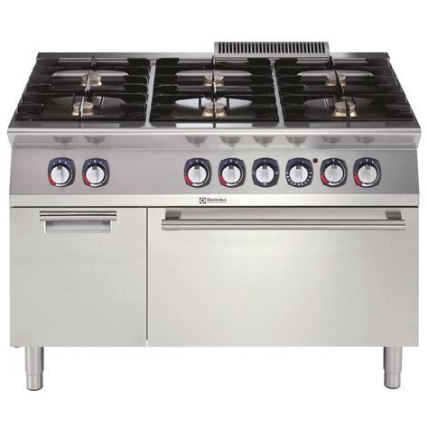 electric gas range cooking